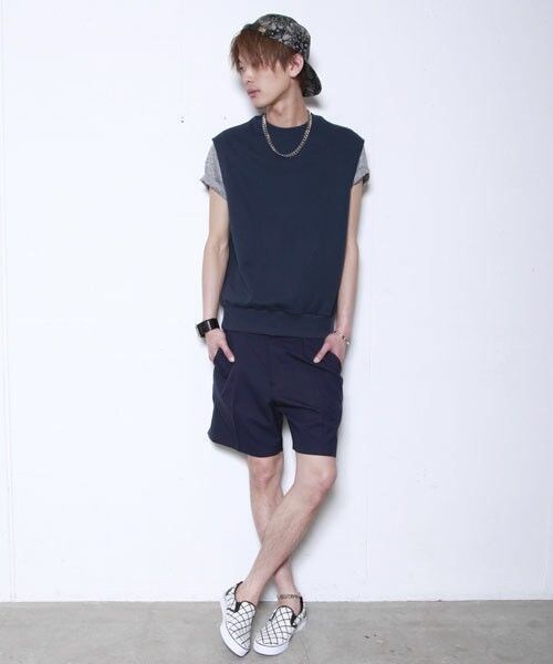 603（ロクマルサン）の「603 ノースリーブスウェット（スウェット・メンズ・ホワイト/ブラック/ダークグレー/ネイビー・FREE）」の19枚目の写真