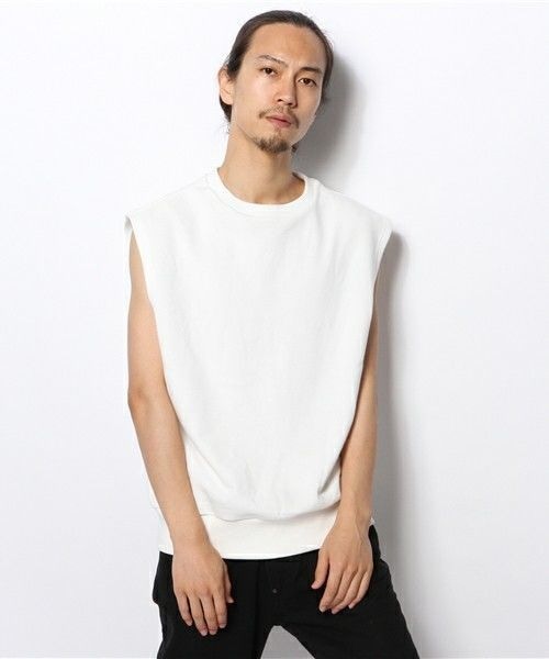 603（ロクマルサン）の「603 ノースリーブスウェット（スウェット・メンズ・ホワイト/ブラック/ダークグレー/ネイビー・FREE）」の2枚目の写真