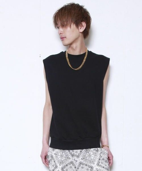 603（ロクマルサン）の「603 ノースリーブスウェット（スウェット・メンズ・ホワイト/ブラック/ダークグレー/ネイビー・FREE）」の3枚目の写真