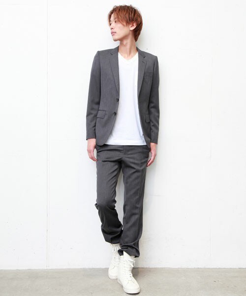 JOHN LAWRENCE SULLIVAN（ジョンローレンスサリバン）の「JOHN LAWRENCE SULLIVAN　ギャバジンスラックス（スラックス・メンズ・ブラック/ダークグレー・34/36/38）」の3枚目の写真