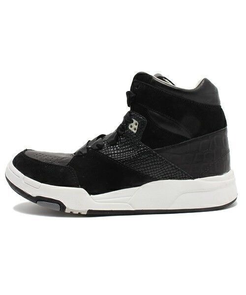 DIET BUTCHER（ダイエットブッチャー）の「DIET  BUTCHER  SLIM  SKIN　middle cut sneaker（スニーカー・メンズ・ブラック/ブルー・8/9/10）」の4枚目の写真