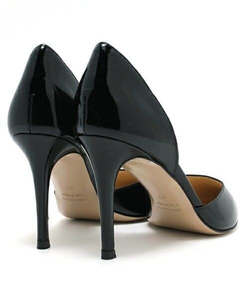 FABIO RUSCONI（ファビオルスコーニ）の「FABIO RUSCONI ポインテッドトゥエナメルパンプス（パンプス・レディース・ブラック・36/37/38/39/35）」の4枚目の写真