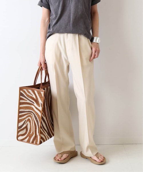 FRAMeWORK（フレームワーク）の「≪予約≫OXセンタープレスパンツ◆（その他・ブラック/36/38/40）」の2枚目の写真