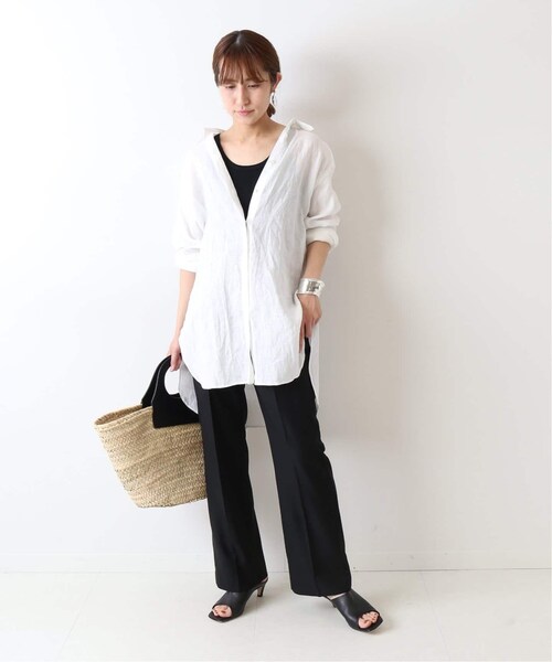 FRAMeWORK（フレームワーク）の「≪予約≫OXセンタープレスパンツ◆（その他・ブラック/36/38/40）」の4枚目の写真