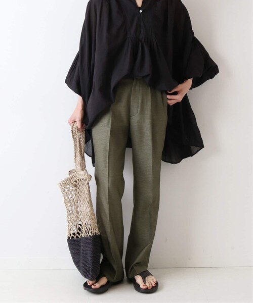 FRAMeWORK（フレームワーク）の「≪予約≫OXセンタープレスパンツ◆（その他・ブラック/36/38/40）」の3枚目の写真