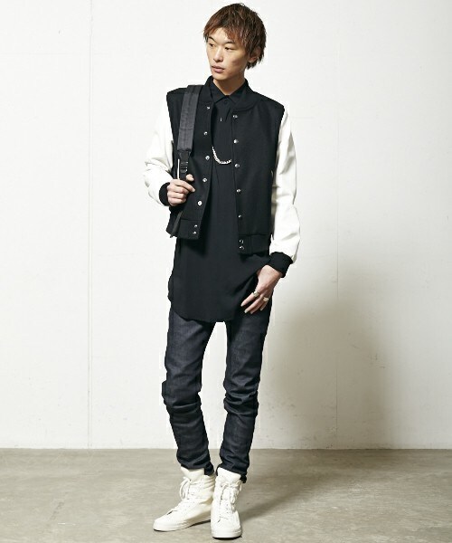 603（ロクマルサン）の「603 ウールフラノスタジャン（スタジャン・メンズ・ホワイト/ブラック・42/40）」の12枚目の写真