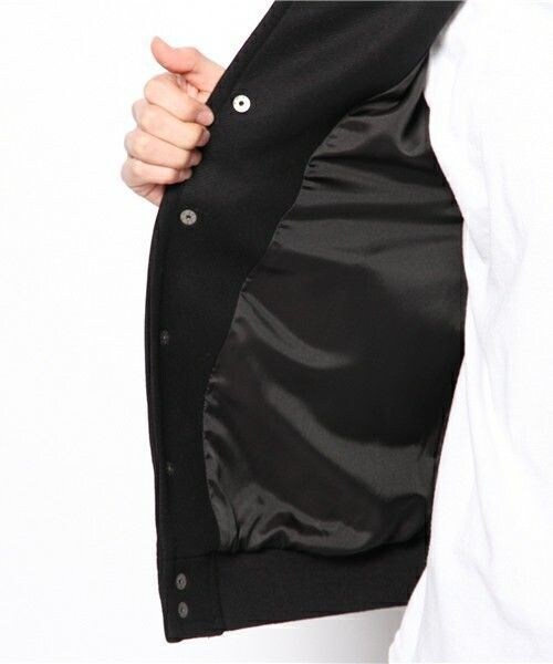 603（ロクマルサン）の「603 ウールフラノスタジャン（スタジャン・メンズ・ホワイト/ブラック・42/40）」の9枚目の写真