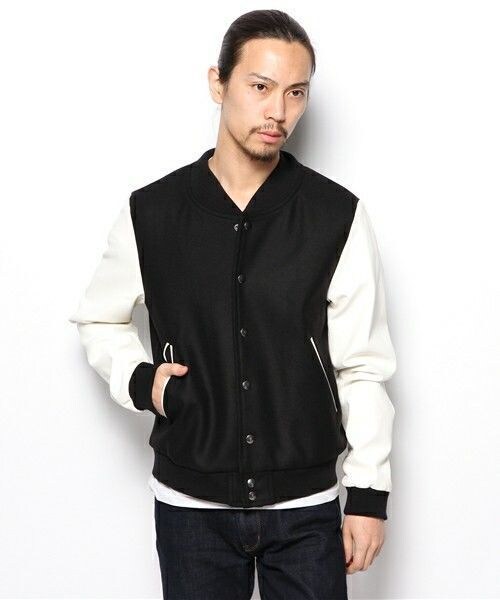 603（ロクマルサン）の「603 ウールフラノスタジャン（スタジャン・メンズ・ホワイト/ブラック・42/40）」の11枚目の写真