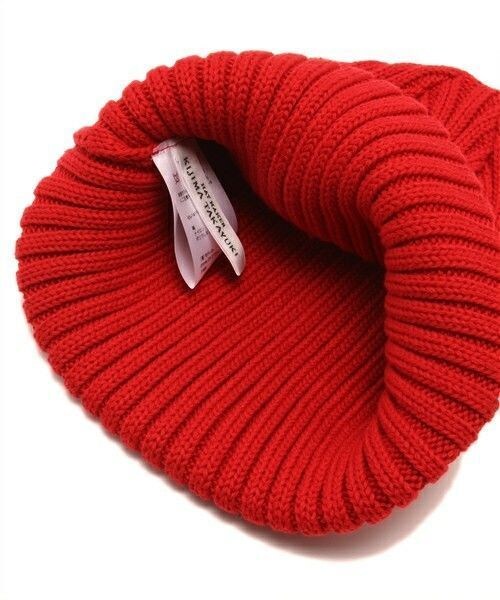 KIJIMA TAKAYUKI（キジマ　タカユキ）の「KIJIMA TAKAYUKI　standard knit cap（ニットキャップ/ビーニー・メンズ・ブラック/グリーン/ネイビー/ローズ・FREE）」の7枚目の写真