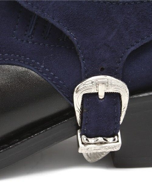 TOGA PULLA（トーガ　プルラ）の「TOGA Suede cowboy shoes（その他シューズ・レディース・ブラック/ネイビー・36/37/38）」の7枚目の写真