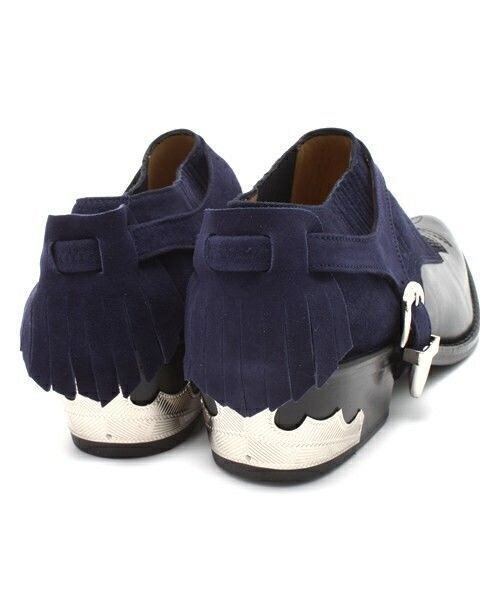 TOGA PULLA（トーガ　プルラ）の「TOGA Suede cowboy shoes（その他シューズ・レディース・ブラック/ネイビー・36/37/38）」の5枚目の写真