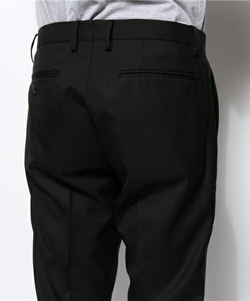 MID by MIDWEST（ミッド バイ ミッドウエスト）の「MID by MIDWEST  スリムウールカシミヤパンツ（スラックス・メンズ・ブラック・1/2/3）」の6枚目の写真