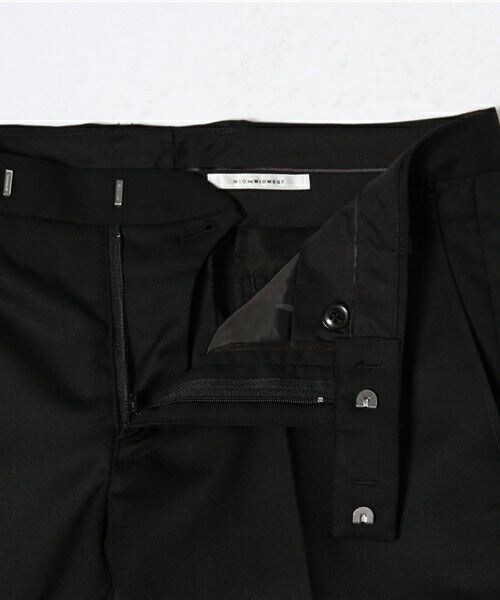 MID by MIDWEST（ミッド バイ ミッドウエスト）の「MID by MIDWEST  スリムウールカシミヤパンツ（スラックス・メンズ・ブラック・1/2/3）」の9枚目の写真