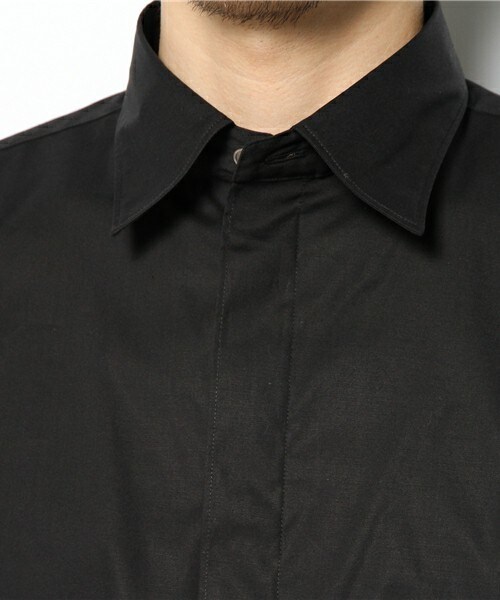 MID by MIDWEST（ミッド バイ ミッドウエスト）の「MID by MIDWEST レギュラーストレッチシャツ（シャツ/ブラウス・メンズ・ホワイト/ブラック/ネイビー・1/2/3）」の7枚目の写真