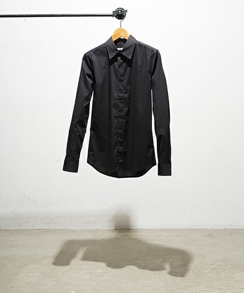 MID by MIDWEST（ミッド バイ ミッドウエスト）の「MID by MIDWEST レギュラーストレッチシャツ（シャツ/ブラウス・メンズ・ホワイト/ブラック/ネイビー・1/2/3）」の2枚目の写真