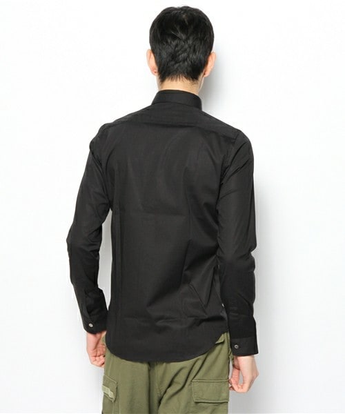 MID by MIDWEST（ミッド バイ ミッドウエスト）の「MID by MIDWEST レギュラーストレッチシャツ（シャツ/ブラウス・メンズ・ホワイト/ブラック/ネイビー・1/2/3）」の6枚目の写真