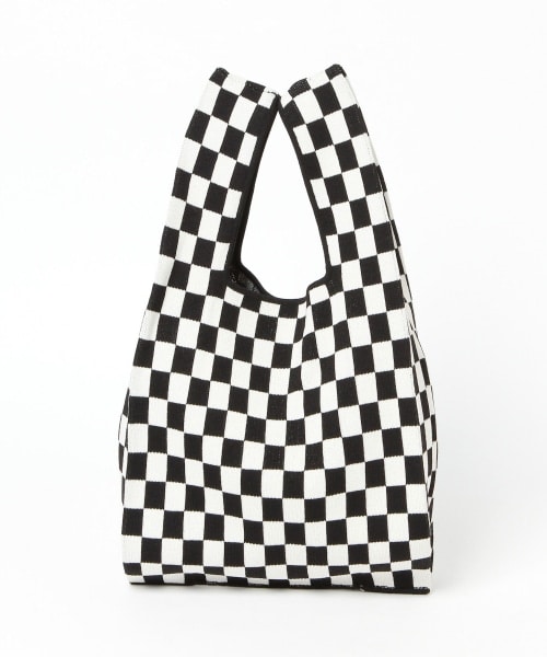 LOWRYS FARM(ローリーズファーム)の「マルシェBAG(バッグ・チェッカーフラッグ/イエローチェック/グリーンチェック/ハート/チドリ)」の16枚目の写真