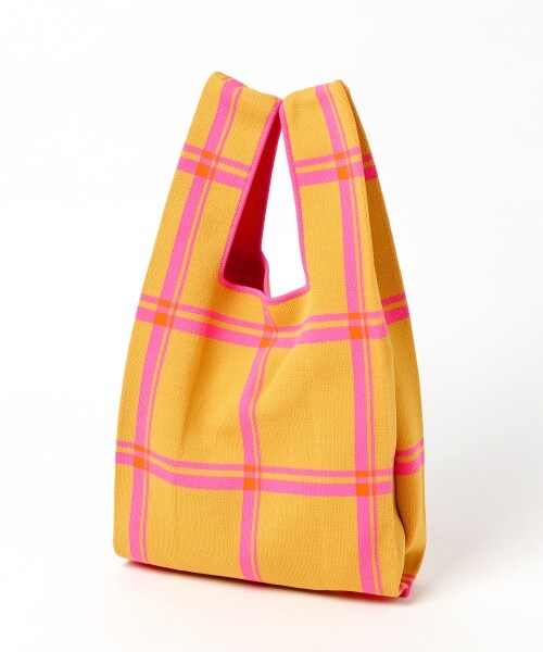 LOWRYS FARM(ローリーズファーム)の「マルシェBAG(バッグ・チェッカーフラッグ/イエローチェック/グリーンチェック/ハート/チドリ)」の11枚目の写真