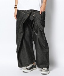ANREALAGE | ANREALAGE×MIDWEST 別注 ワイドショートデニムパンツ(デニムパンツ)