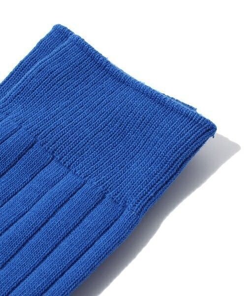 603（ロクマルサン）の「603 無地×リブクルーソックス（ソックス/靴下・メンズ・ブルー/イエロー/ローズ/オレンジ・FREE）」の5枚目の写真