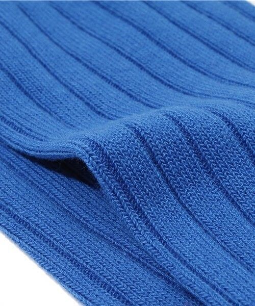 603（ロクマルサン）の「603 無地×リブクルーソックス（ソックス/靴下・メンズ・ブルー/イエロー/ローズ/オレンジ・FREE）」の7枚目の写真