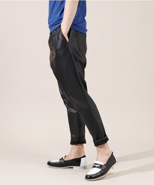603（ロクマルサン）の「603 PVCサルエルパンツ（スラックス・メンズ・ブラック・FREE）」の4枚目の写真