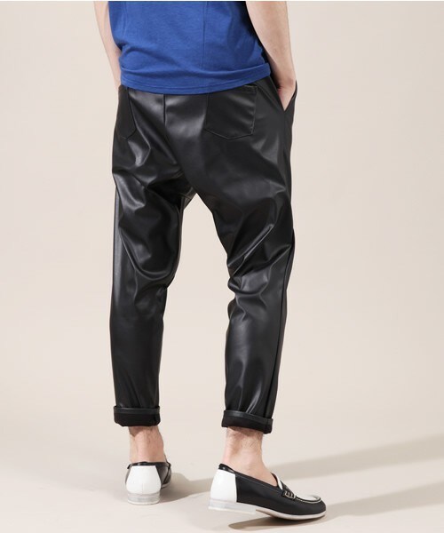 603（ロクマルサン）の「603 PVCサルエルパンツ（スラックス・メンズ・ブラック・FREE）」の5枚目の写真