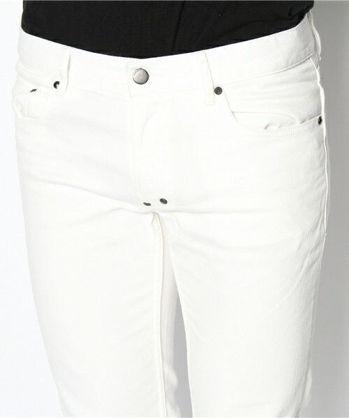 DIET BUTCHER（ダイエットブッチャー）の「DIET  BUTCHER  SLIM  SKIN スキニーストレッチパンツ（デニムパンツ・メンズ・ホワイト/ダークブルー・1/2/3）」の5枚目の写真