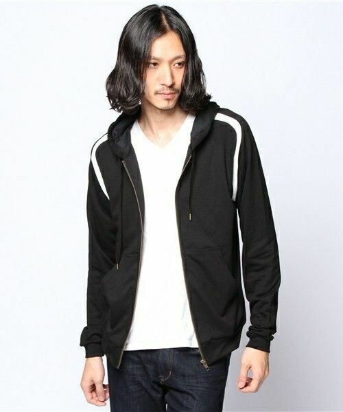 603（ロクマルサン）の「603 肩ライン入りZIPパーカー（パーカー