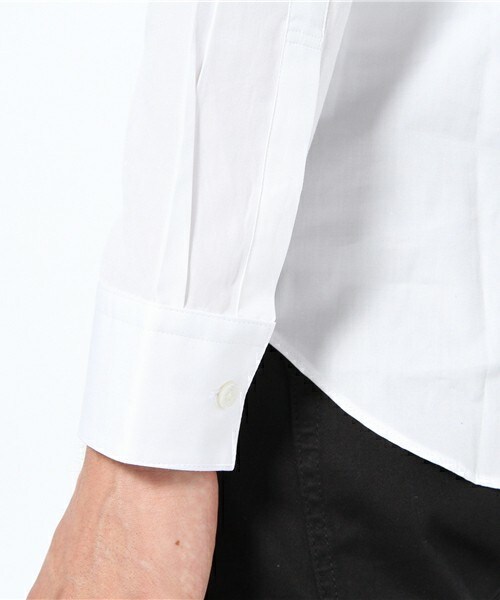 JOHN LAWRENCE SULLIVAN（ジョンローレンスサリバン）の「JOHN LAWRENCE SULLIVAN　レギュラーショートシャツ（シャツ/ブラウス・メンズ・ホワイト/ブラック/ネイビー・34/36/38/40）」の9枚目の写真