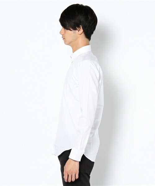 JOHN LAWRENCE SULLIVAN（ジョンローレンスサリバン）の「JOHN LAWRENCE SULLIVAN　レギュラーショートシャツ（シャツ/ブラウス・メンズ・ホワイト/ブラック/ネイビー・34/36/38/40）」の6枚目の写真