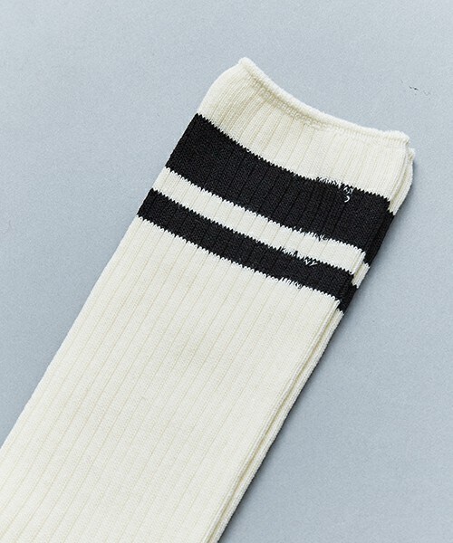 603（ロクマルサン）の「603 トラッドラインソックス（ソックス/靴下・メンズ・ブラック/グリーン/ローズ・FREE）」の4枚目の写真