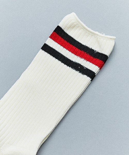 603（ロクマルサン）の「603 トラッドラインソックス（ソックス/靴下・メンズ・ブラック/グリーン/ローズ・FREE）」の6枚目の写真