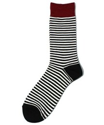 603 | 603 口ゴムボーダークルーソックス(ソックス/靴下)