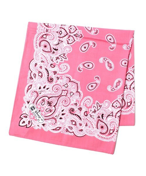 603（ロクマルサン）の「603 バンダナ（バンダナ/スカーフ・レディース・ブラック/ライトグリーン/モスグリーン/ネイビー/パープル/ピンク/レッド/オレンジ・FREE）」の6枚目の写真