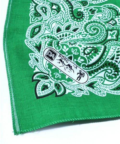 603（ロクマルサン）の「603 バンダナ（バンダナ/スカーフ・レディース・ブラック/ライトグリーン/モスグリーン/ネイビー/パープル/ピンク/レッド/オレンジ・FREE）」の9枚目の写真