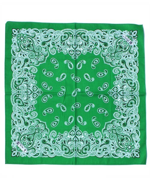 603（ロクマルサン）の「603 バンダナ（バンダナ/スカーフ・レディース・ブラック/ライトグリーン/モスグリーン/ネイビー/パープル/ピンク/レッド/オレンジ・FREE）」の11枚目の写真