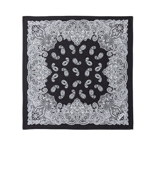 603（ロクマルサン）の「603 バンダナ（バンダナ/スカーフ・レディース・ブラック/ライトグリーン/モスグリーン/ネイビー/パープル/ピンク/レッド/オレンジ・FREE）」の2枚目の写真