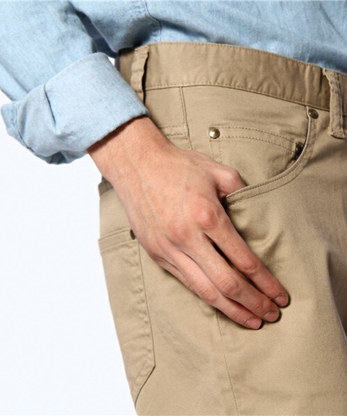 DIET BUTCHER（ダイエットブッチャー）の「DIET BUTCHER SLIM SKIN×MIDWEST 【別注】ルーズフィットパンツ（デニムパンツ・メンズ・ブラック/ベージュ/ネイビー・1/2/3）」の9枚目の写真