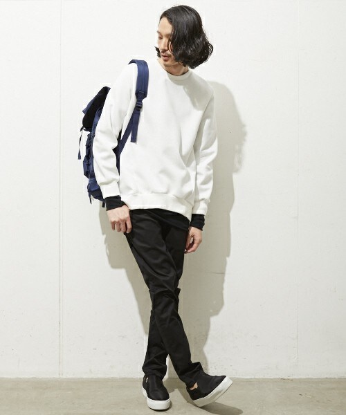 DIET BUTCHER（ダイエットブッチャー）の「DIET BUTCHER SLIM SKIN×MIDWEST 【別注】ルーズフィットパンツ（デニムパンツ・メンズ・ブラック/ベージュ/ネイビー・1/2/3）」の5枚目の写真