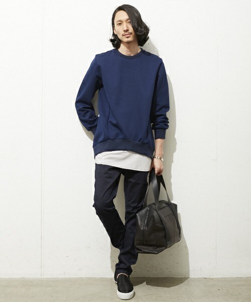 DIET BUTCHER（ダイエットブッチャー）の「DIET BUTCHER SLIM SKIN×MIDWEST 【別注】ルーズフィットパンツ（デニムパンツ・メンズ・ブラック/ベージュ/ネイビー・1/2/3）」の12枚目の写真