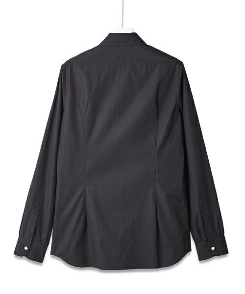 603（ロクマルサン）の「603　チャームボタンシャツ（シャツ/ブラウス・メンズ・ホワイト/ブラック・40/42/44）」の3枚目の写真