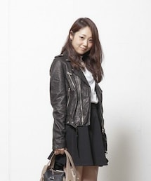 603 | 603　レザーダブルライダース(ライダースジャケット)