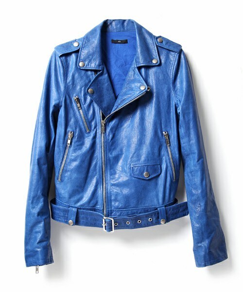 603(ロクマルサン)の「603 ラムレザーライダースJKT(ライダースジャケット・レディース・ブラック/ブルー/ネイビー/ワイン・SMALL/MEDIUM)」の3枚目の写真