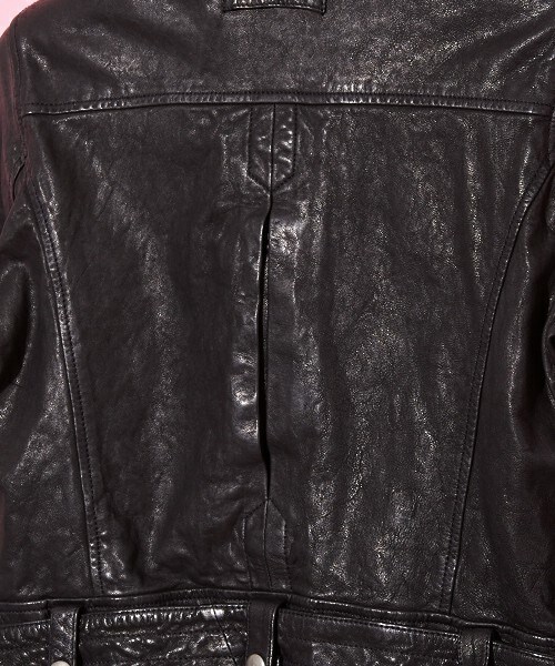 603(ロクマルサン)の「603 ラムレザーライダースJKT(ライダースジャケット・レディース・ブラック/ブルー/ネイビー/ワイン・SMALL/MEDIUM)」の11枚目の写真