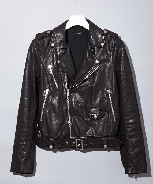 603(ロクマルサン)の「603 ラムレザーライダースJKT(ライダースジャケット・メンズ・オフホワイト/ブラック/ブルー/ネイビー/ワイン・SMALL/MEDIUM/LARGE)」の6枚目の写真