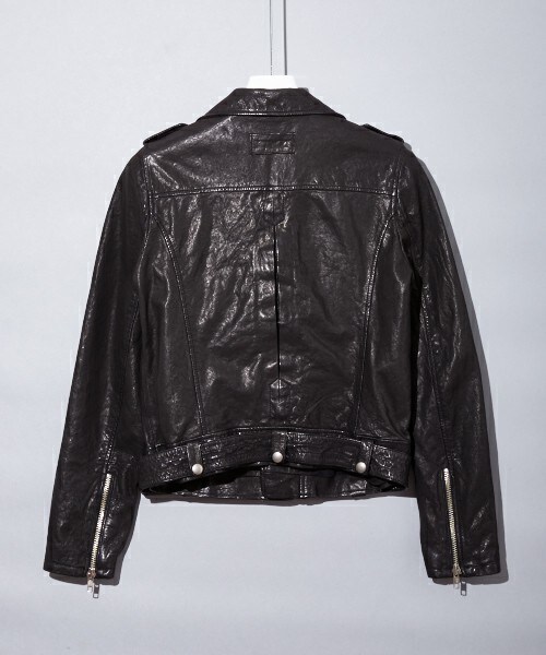 603(ロクマルサン)の「603 ラムレザーライダースJKT(ライダースジャケット・メンズ・オフホワイト/ブラック/ブルー/ネイビー/ワイン・SMALL/MEDIUM/LARGE)」の7枚目の写真