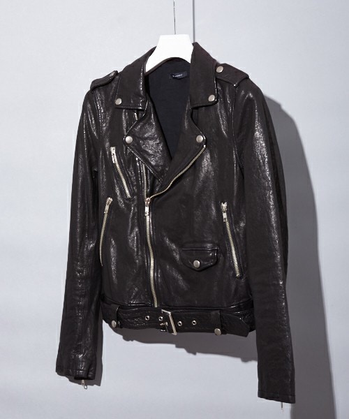 603(ロクマルサン)の「603 ラムレザーライダースJKT(ライダースジャケット・メンズ・オフホワイト/ブラック/ブルー/ネイビー/ワイン・SMALL/MEDIUM/LARGE)」の1枚目の写真