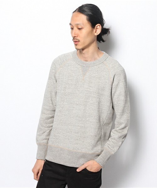 Johnbull Private labo(ジョンブルプライベートラボ)の「スウェットシャツ(スウェット・メンズ・ヘザ-グレー/ネイビー・SMALL/MEDIUM/LARGE)」の12枚目の写真