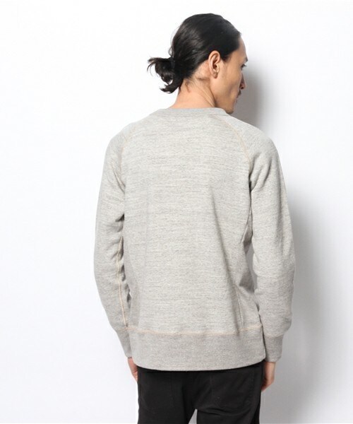 Johnbull Private labo(ジョンブルプライベートラボ)の「スウェットシャツ(スウェット・メンズ・ヘザ-グレー/ネイビー・SMALL/MEDIUM/LARGE)」の6枚目の写真